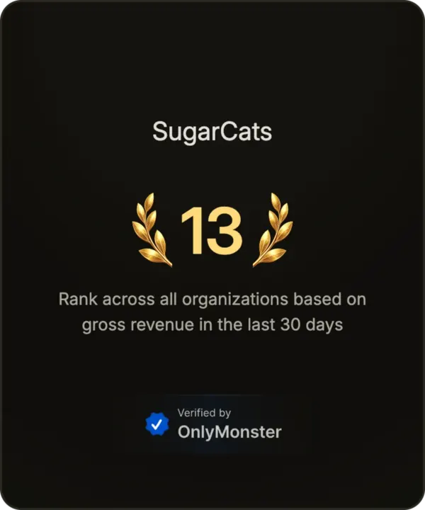 SugarCats — rank #13 verified by OnlyMonster